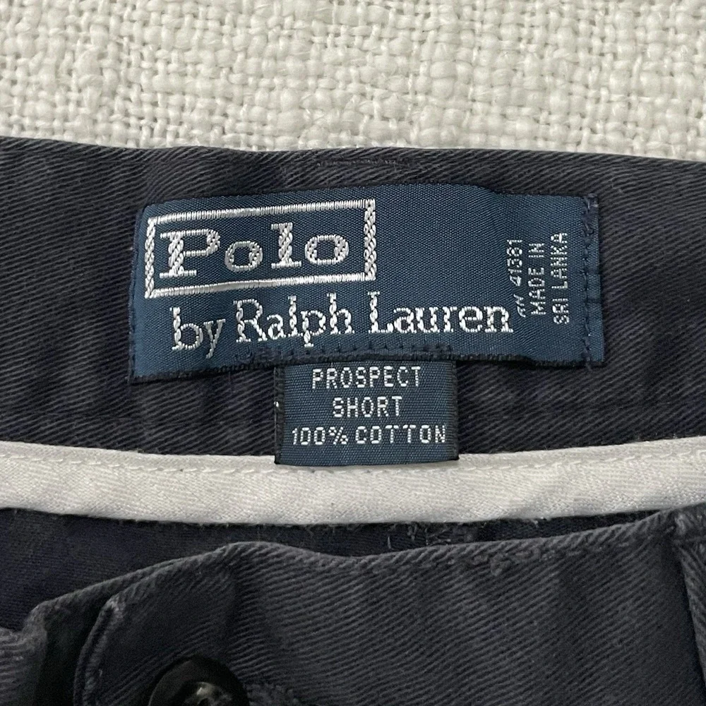 Polo Ralph‎ Lauren Short Classic Fit Mens Chino Cargo Shorts Navy Blue
